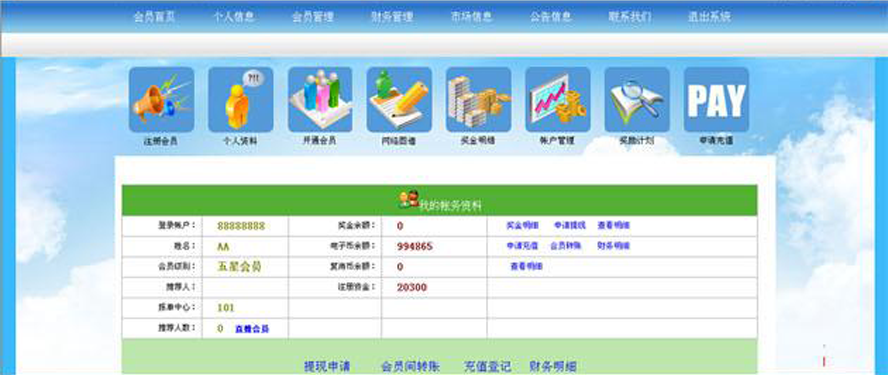 580網資五級三階制模板截圖