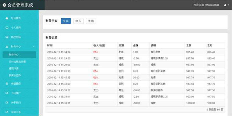 每日靜態分紅帶三級提成模板截圖