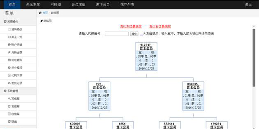 雙軌多級別多獎項帶產品中心模板截圖