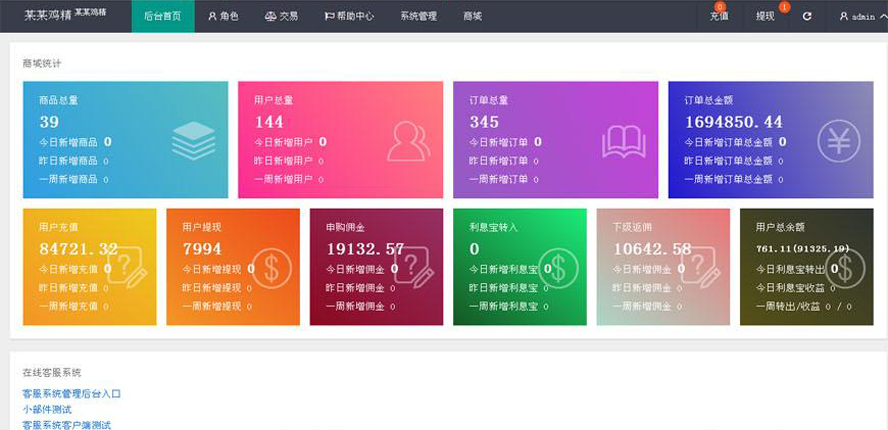 基金投資平台帶搶單三級提成模板截圖
